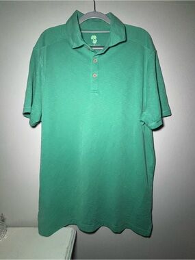 Men's Short Sleeve Polo in Seafoam Green with Classic Collar